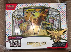 Pokemon S&V 151 Zapdos ex Collection Box FACTORY SEALED - Image 1