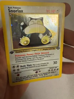 1999 Pokemon - 1st Edition Snorlax Holo Rare - Jungle 11/64 - WOTC - Image 3