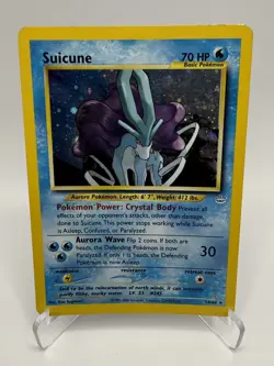 2000 Pokemon TCG - Suicune 14/64 Neo Revelation Holo - Image 1