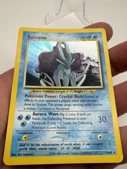 2000 Pokemon TCG - Suicune 14/64 Neo Revelation Holo - Image 3