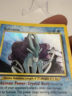 2000 Pokemon TCG - Suicune 14/64 Neo Revelation Holo - Image 4