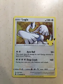Pokemon TCG Lugia Celebrations 022/025 Holo Holo Rare - Image 1