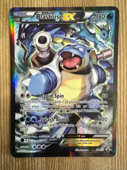 Blastoise EX - XY122 Promo Black Star Pokemon TCG MP - Image 1
