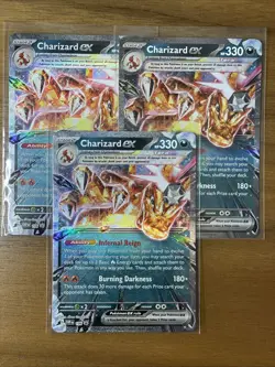 Pokemon TCG Scarlet & Violet Black Star Promo CHARIZARD EX - #196 Holo - Image 3