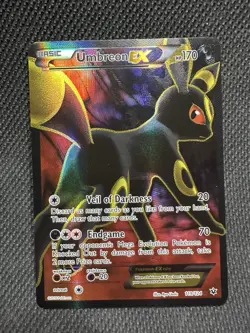 2016 Pokemon TCG XY - Fates Collide #119/124 Umbreon EX (Full Art) LP - Image 1