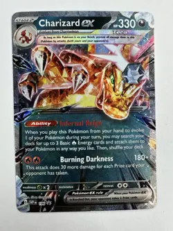 2025 POKEMON SVP EN-SV CHARIZARD EX PROMO SPECIAL COLLECTION #196 - Image 1