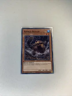 Yugioh Nimble Beaver EGO1-EN018 Common 1st Ed NM - Image 1