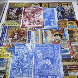 One Piece Card Jump Promo 4 Set Shanks P-083 Buggy P-084 Luffy P-033 P-043 Rare - Image 1