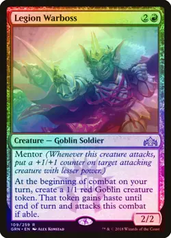 Legion Warboss FOIL Guilds of Ravnica NM Red Rare MAGIC MTG CARD ABUGames - Image 1