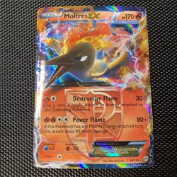 Moltres EX (Team Plasma) 14/135 Plasma Storm HP Holo Rare Pokemon Card Pokemon - Image 1