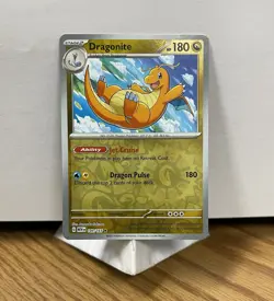 Dragonite Reverse Holo NM 149/165 Scarlet & Violet 151 Pokemon Card Heat Rotom - Image 2