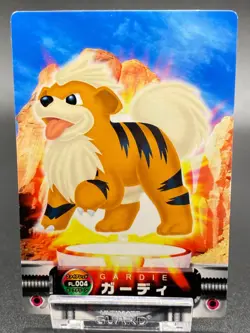 Growlithe Pokemon Card Fire Red Zukan Advanced Generation Nintendo Rare JAPANESE - Image 1