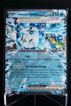 Wellspring Mask Ogerpon EX 064/167 Twilight Masquerade Holo Pokemon Card TCG NM - Image 1