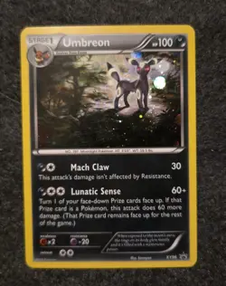 Pokemon TCG Umbreon XY96 Black Star Promo Holo Card READ - Image 3