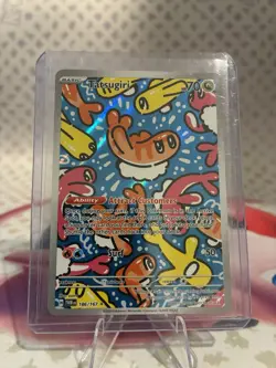 Pokemon TCG Tatsugiri Twilight Masquerade Illustration Rare Card 186/167 - Image 1