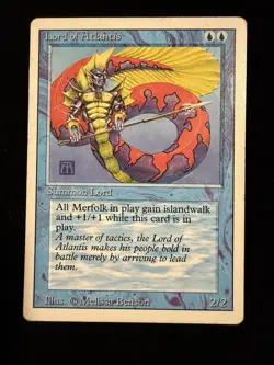 Magic: The Gathering MTG Revised Edition Lord of Atlantis - Image 1