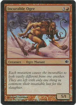 1x Foil - Incurable Ogre - Magic the Gathering MTG Shards of Alara - Image 1