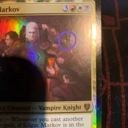 1x Edgar Markov Commander C17 36 Foil Mythic Rare Lightly Played - Image 2