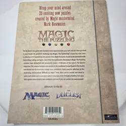 Magic The Puzzling by Mark Rosewater (1997, Wizards of the Coast) Vintage MTG - Image 2