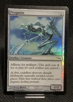 MTG - 1x Frogmite - Foil - Mirrodin NM - Image 1