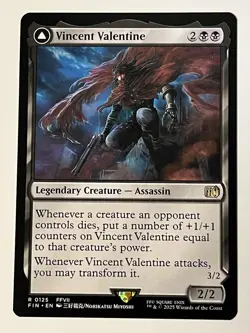 Vincent Valentine Galian Beast Final Fantasy Non-Foil Regular MTG NM - Image 1