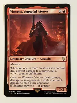 Vincent, Vengeful Atoner Commander: Final Fantasy Non-Foil Regular MTG NM - Image 1