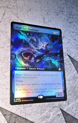High Fae Trickster #453 Extended Art Foil Rare Magic: The Gathering Foundations - Image 2