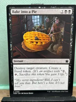 MTG TCG: Bake Into A Pie 169, Foundations - Image 1