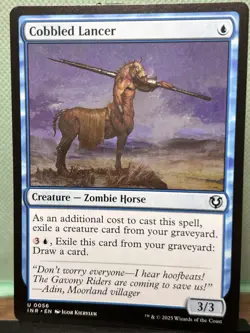 MTG TCG: Cobbled Lancer 56, Innistrad Remastered - Image 1