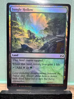 MTG TCG: Jungle Hollow 258, Tarkir: Dragonstorm _ FOIL - Image 1