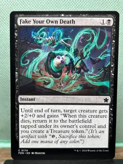 MTG TCG: Fake Your Own Death 174, Death Foundations - Image 1