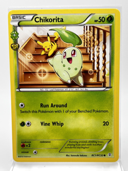 Chikorita RC1/RC32 Radiant Collection Generations Regular Pokemon Card 2016 LP - Image 1
