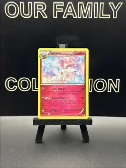 Sylveon 72/111 Rare Regular XY Furious Fists Pokemon Card 2014 LP - Image 1