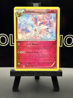 Sylveon 72/111 Rare Regular XY Furious Fists Pokemon Card 2014 LP - Image 2