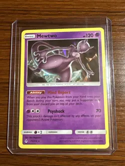 Mewtwo 75/214 Rare Holo Cracked Ice Pokemon TCG - Image 1