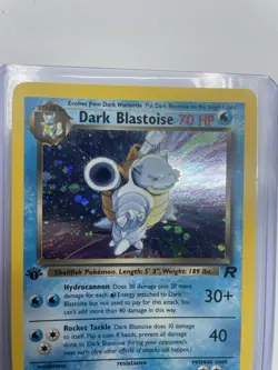 Pokemon Team Rockets 1st Edition HOLO Dark Blastoise 3/82 NEAR MINT CONDITION - Image 3