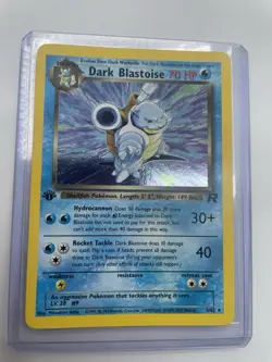 Pokemon Team Rockets 1st Edition HOLO Dark Blastoise 3/82 NEAR MINT CONDITION - Image 4