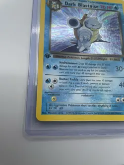 Pokemon Team Rockets 1st Edition HOLO Dark Blastoise 3/82 NEAR MINT CONDITION - Image 5