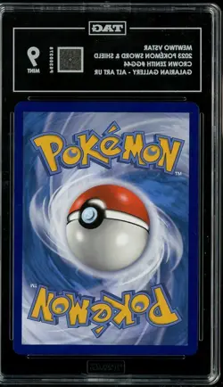 2023 Pokemon Crown Zenith GG44 MEWTWO VSTAR Alternate Art Ultra Rare TAG 9 Mint - Image 2