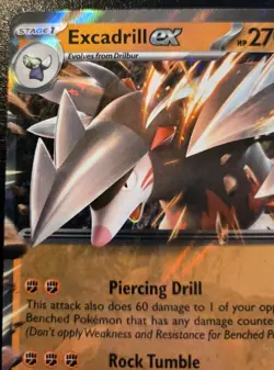 Excadrill EX 046/086 Double Rare Scarlet & Violet: Black Bolt Pokemon TCG - Image 2