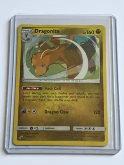 Dragonite 119 / 181 Pokemon Sun & Moon Team Up 2019 Near Mint Holo Rare - Image 1