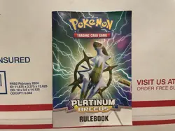 POKEMON PLATINUM ARCEUS RULEBOOK CARDLIST! HTF! FREE SHIPPING!! - Image 1