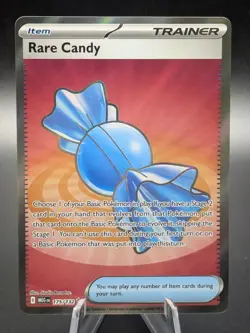 Rare Candy 175/132 ULTRA RARE HOLO Mega Evolution ME01 Pokemon English Full Art - Image 1