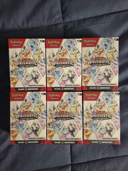 6x Prismatic Evolutions Booster Bundle New Factory Sealed Pokemon TCG - Image 1