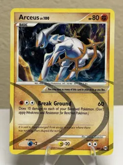 Arceus AR8 Arceus Holo Illustration Rare Full Art Pokemon - Image 1