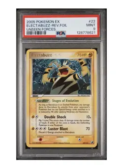 Pokemon Electabuzz EX Unseen Forces Reverse Holo Rare #22 PSA 9 Mint - Image 1