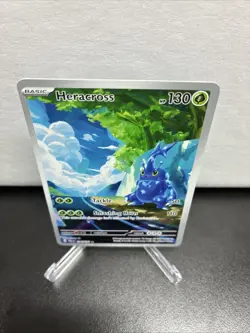 Heracross 194/193 - Paldea Evolved - Full Art Illustration Rare - Pokemon - NM - Image 2