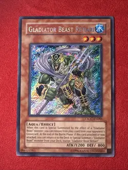 Gladiator Beast Retiari - LP - CSOC-EN086 - Unlimited - Secret Rare - Image 1