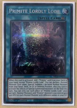 Primite Lordly Lode MP25-EN114 Prismatic Secret Rare 1st Ed - Image 1