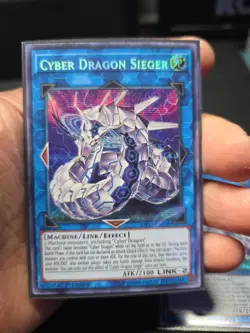 *** CYBER DRAGON SIEGER *** PRISMATIC SECRET RARE MP19-EN108 YUGIOH! - Image 2